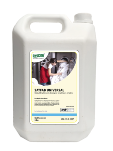 SATFAB UNIVERSAL detergent booster with optical brightener for cotton and synthetic fabric washing