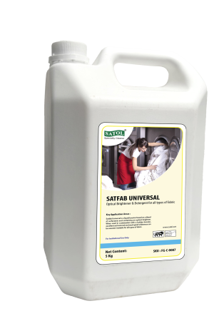 SATFAB UNIVERSAL detergent booster with optical brightener for cotton and synthetic fabric washing
